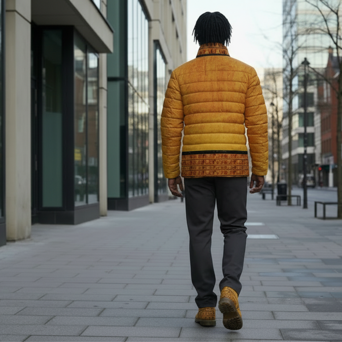Ghana Ground Quilted Jacket | Men's | Kinky Nomad