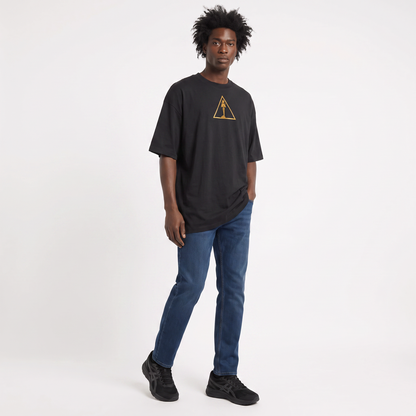 Osiris Oversized Tee | Kemet Series | Organic Cotton | Kinky Nomad