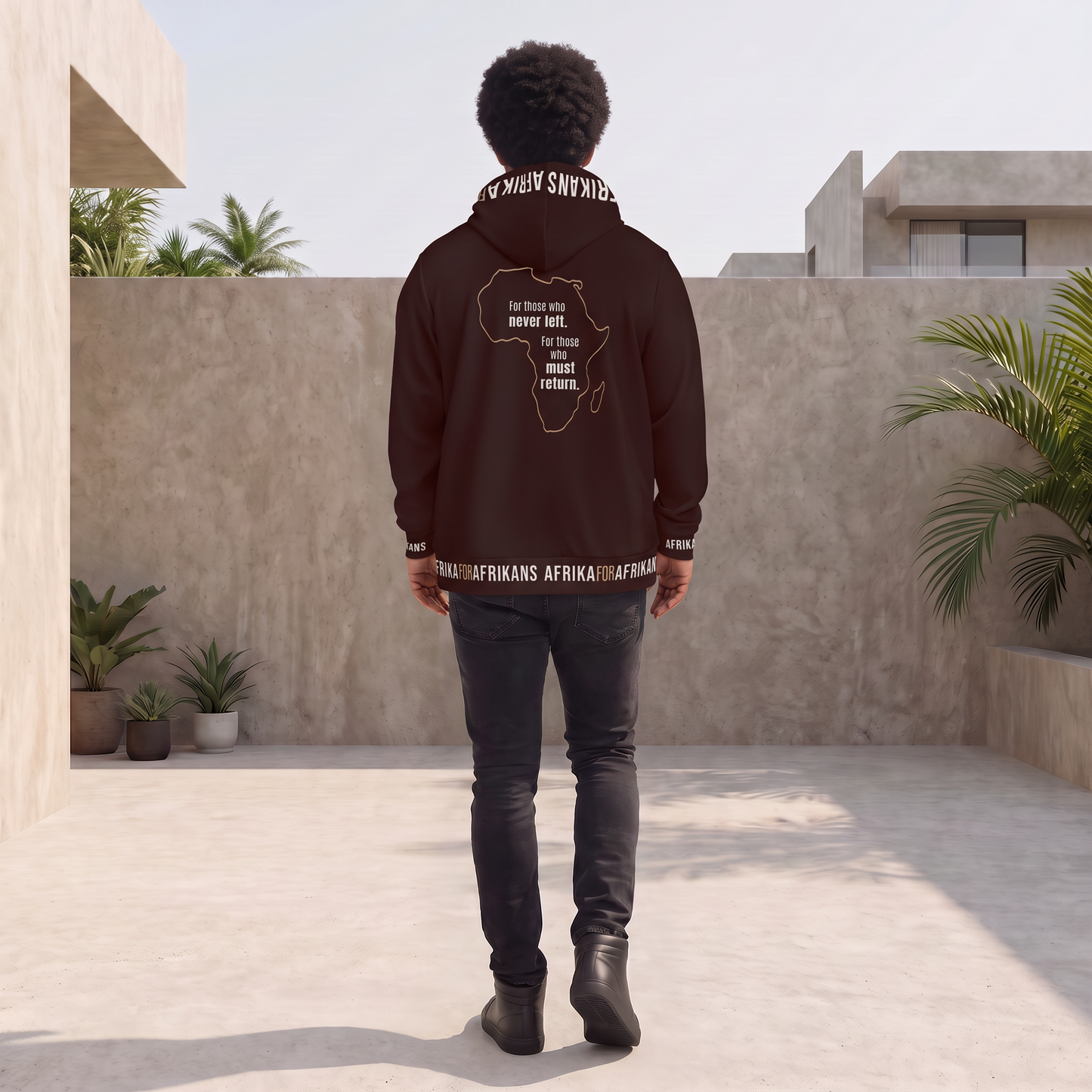 Afrika for Afrikans Hoodie | Manifesto Series | Unisex | Kinky Nomad