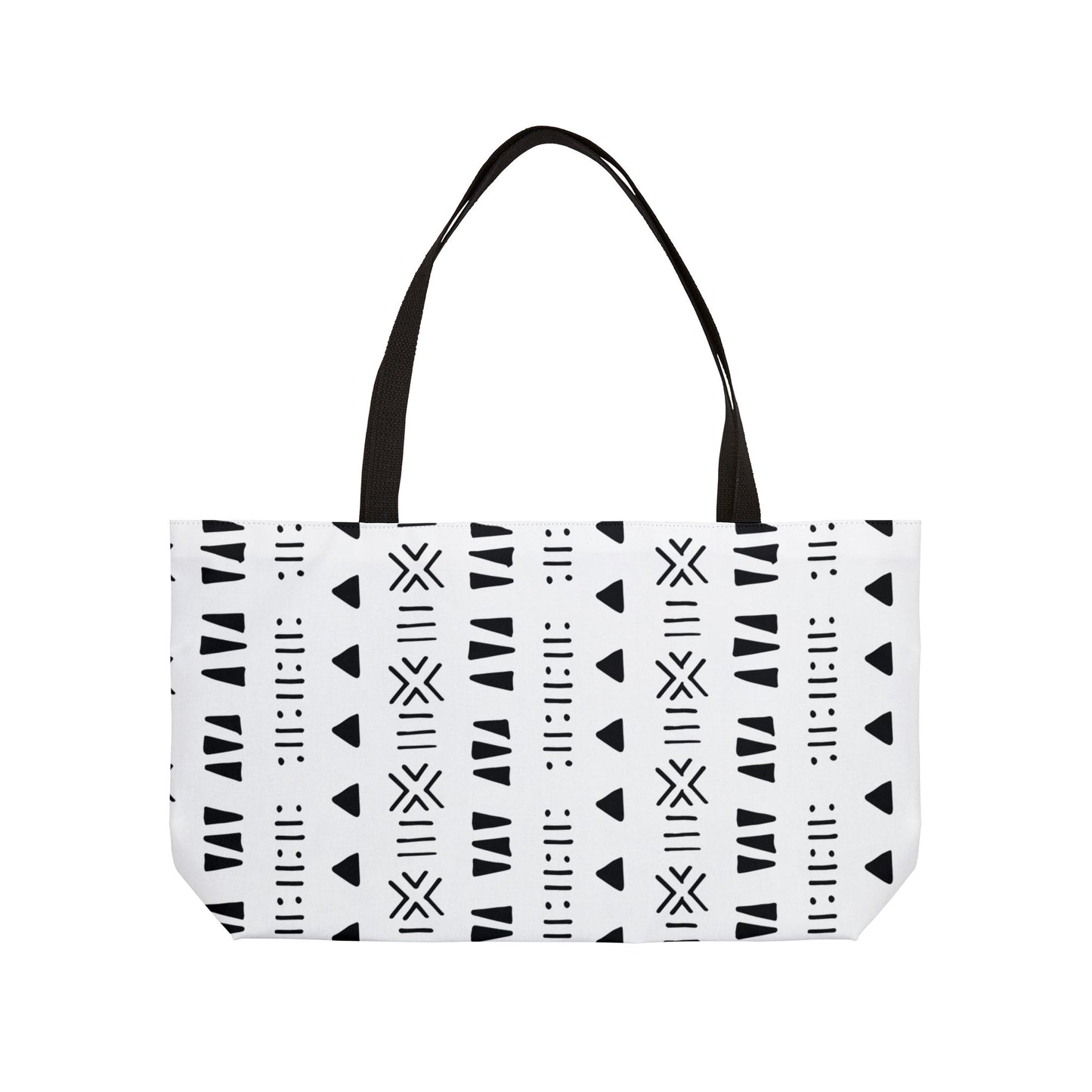 Weekender Tote Bag | Aya Bogolan Ghana Eye of Horus | Kinky Nomad