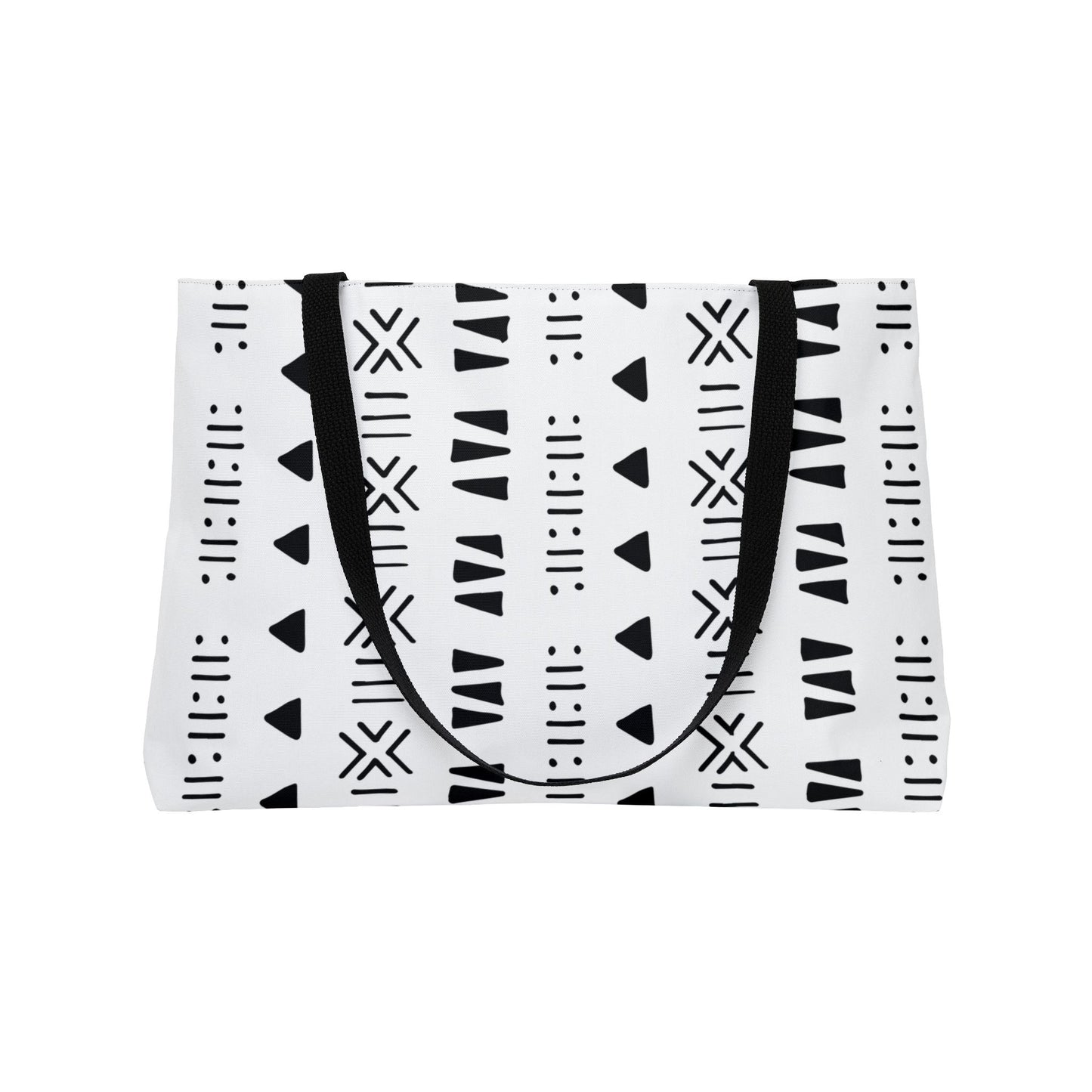 Weekender Tote Bag | Aya Bogolan Ghana Eye of Horus | Kinky Nomad