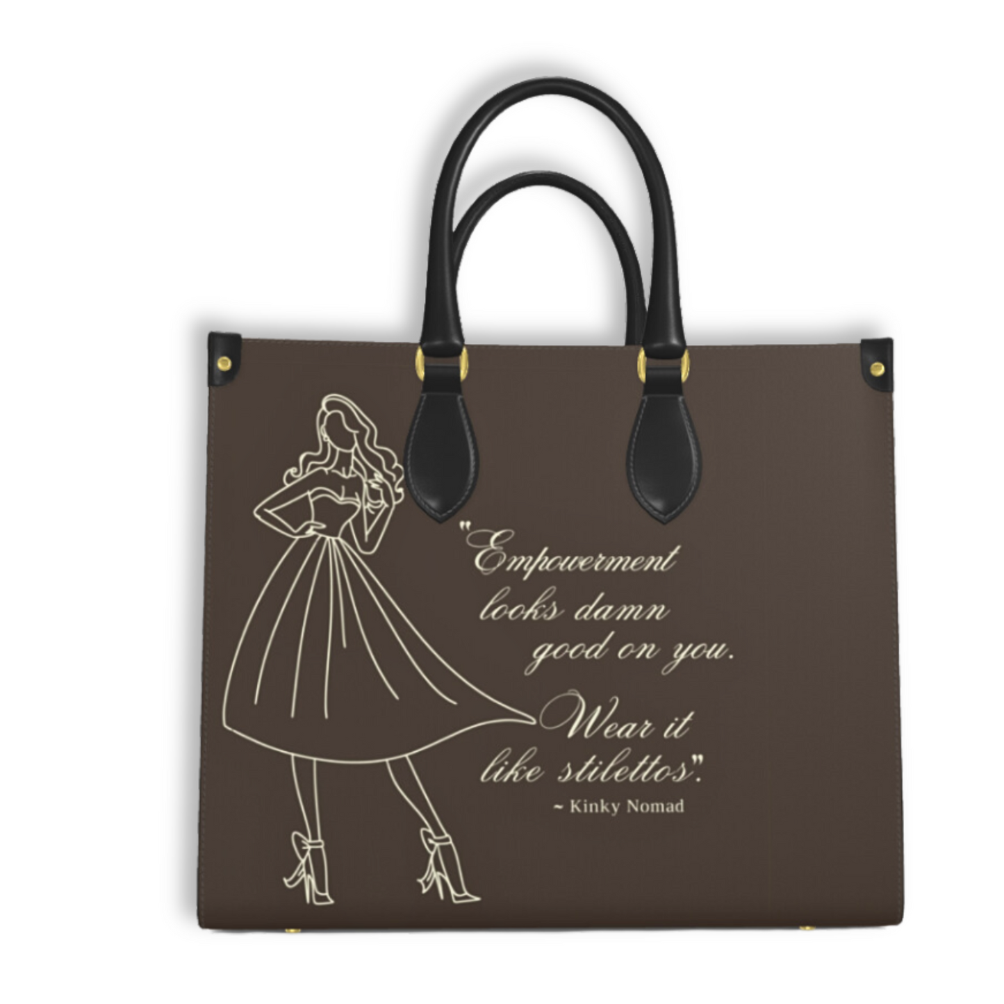 Empowerment Looks Good Designer Shopper Bag