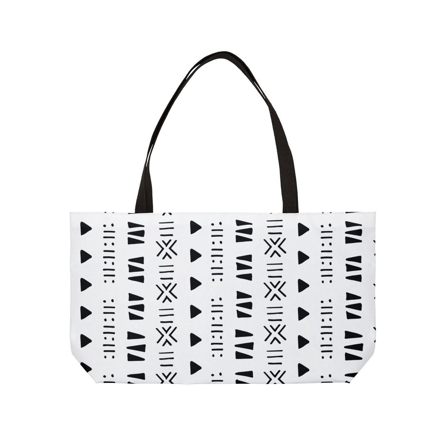 Weekender Tote Bag | Aya Bogolan Ghana Eye of Horus | Kinky Nomad