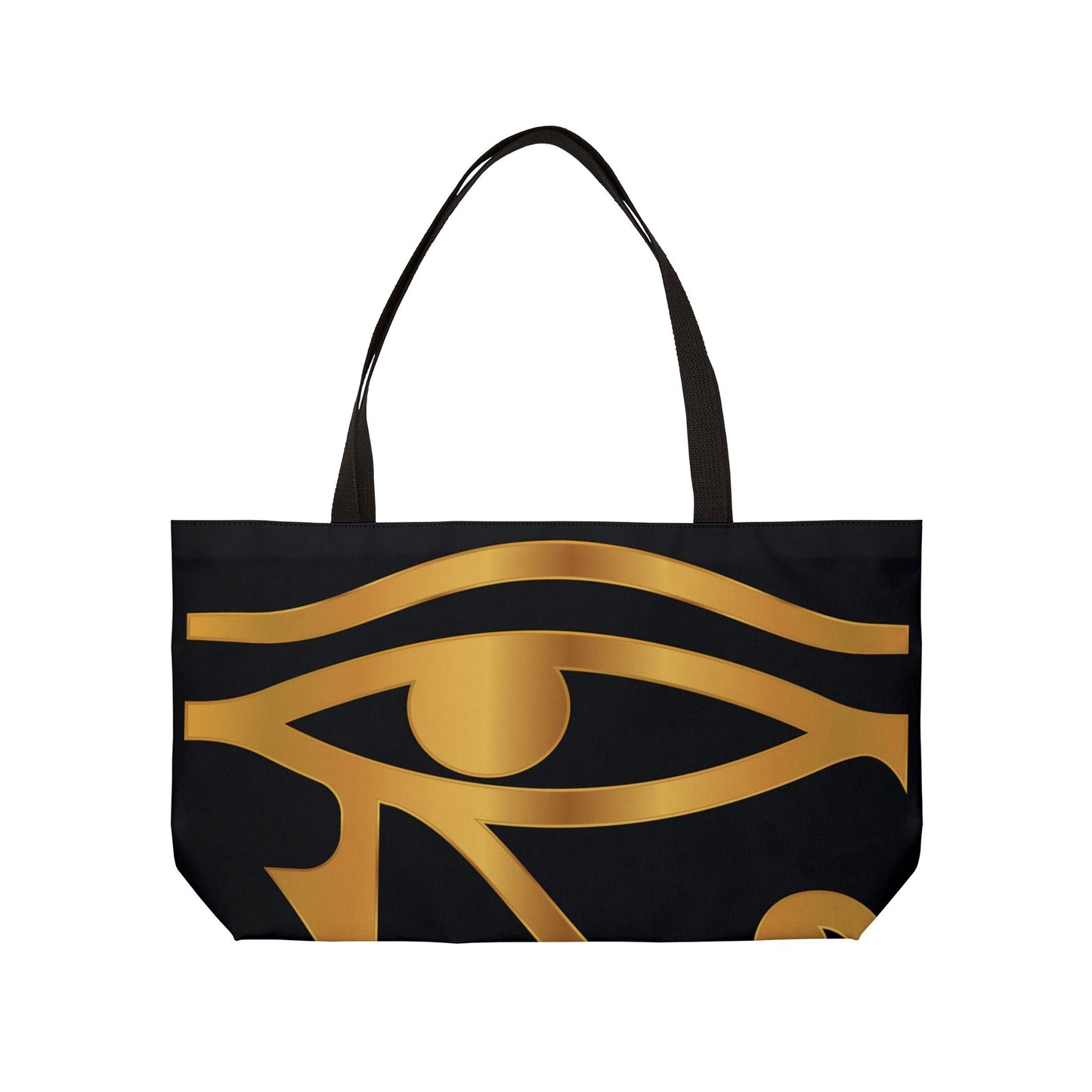 Weekender Tote Bag | Aya Bogolan Ghana Eye of Horus | Kinky Nomad