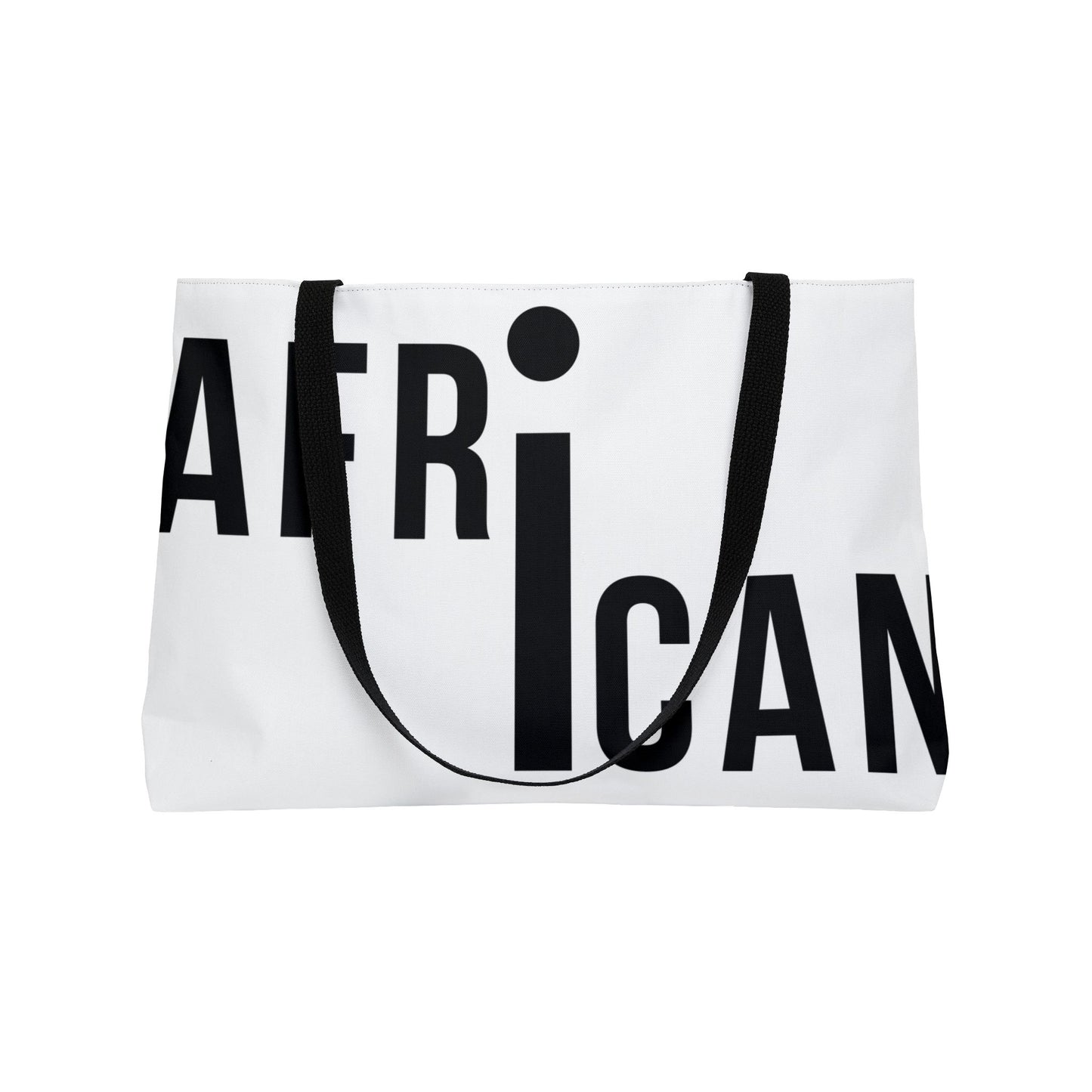 Weekender Tote Bag | Aya Bogolan Ghana Eye of Horus | Kinky Nomad