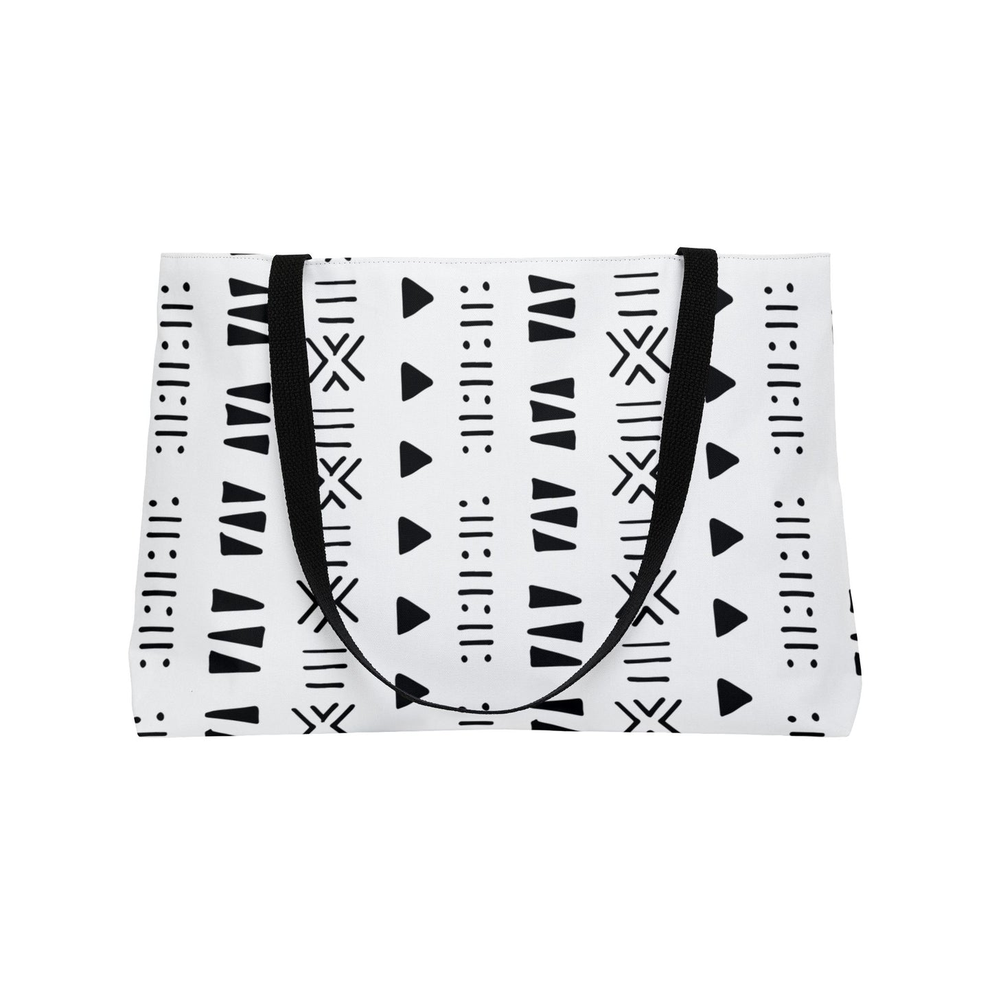 Weekender Tote Bag | Aya Bogolan Ghana Eye of Horus | Kinky Nomad