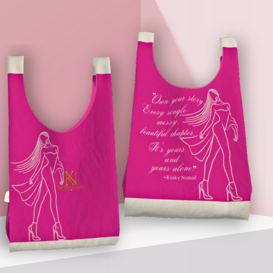 Own Your Story Designer Parachute Carrier Bag