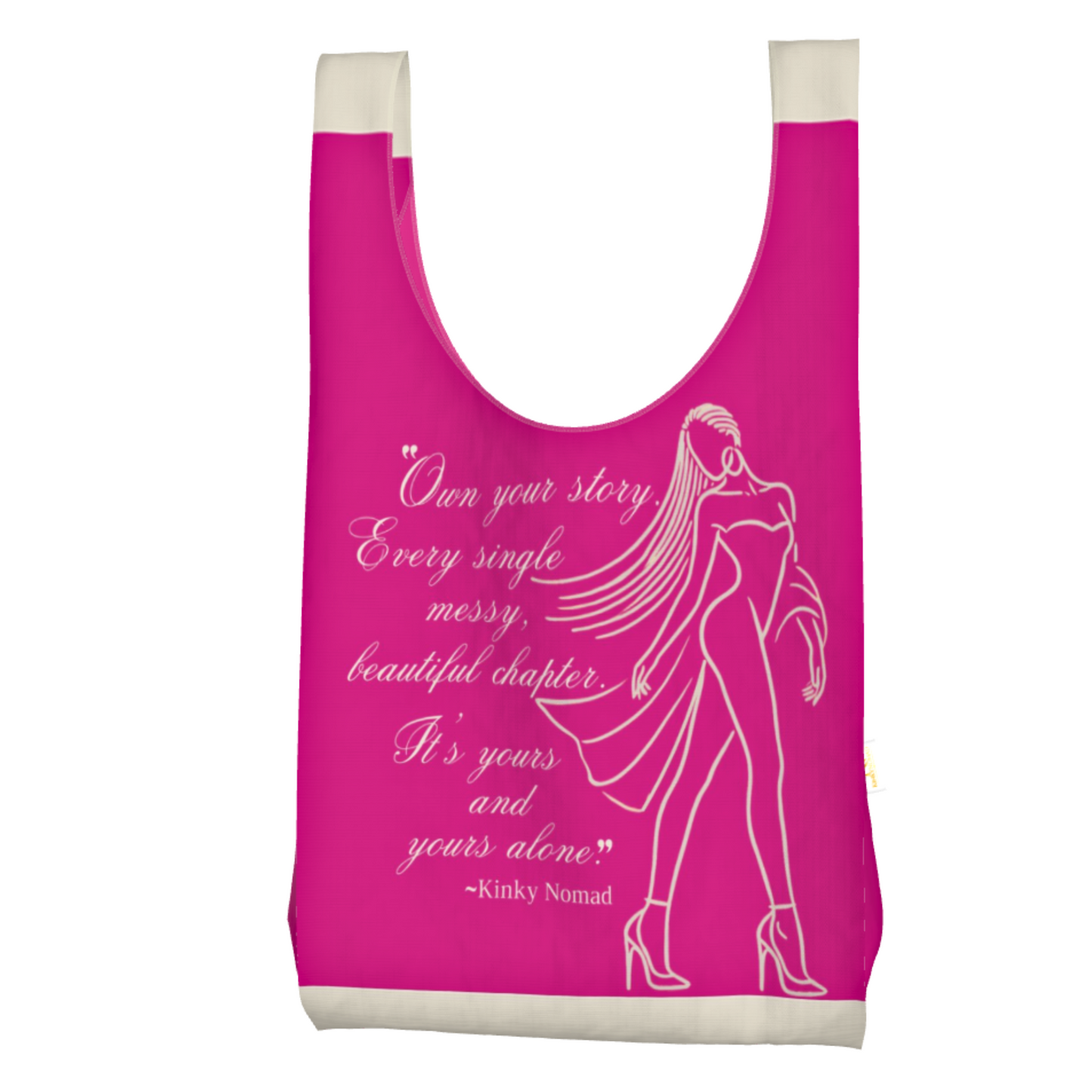 Own Your Story Designer Parachute Carrier Bag