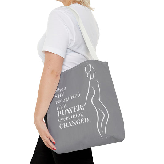 HER POWER, Feminist Gift, Eco-Friendly, Reusable Shopping, Statement Bag, Advocacy