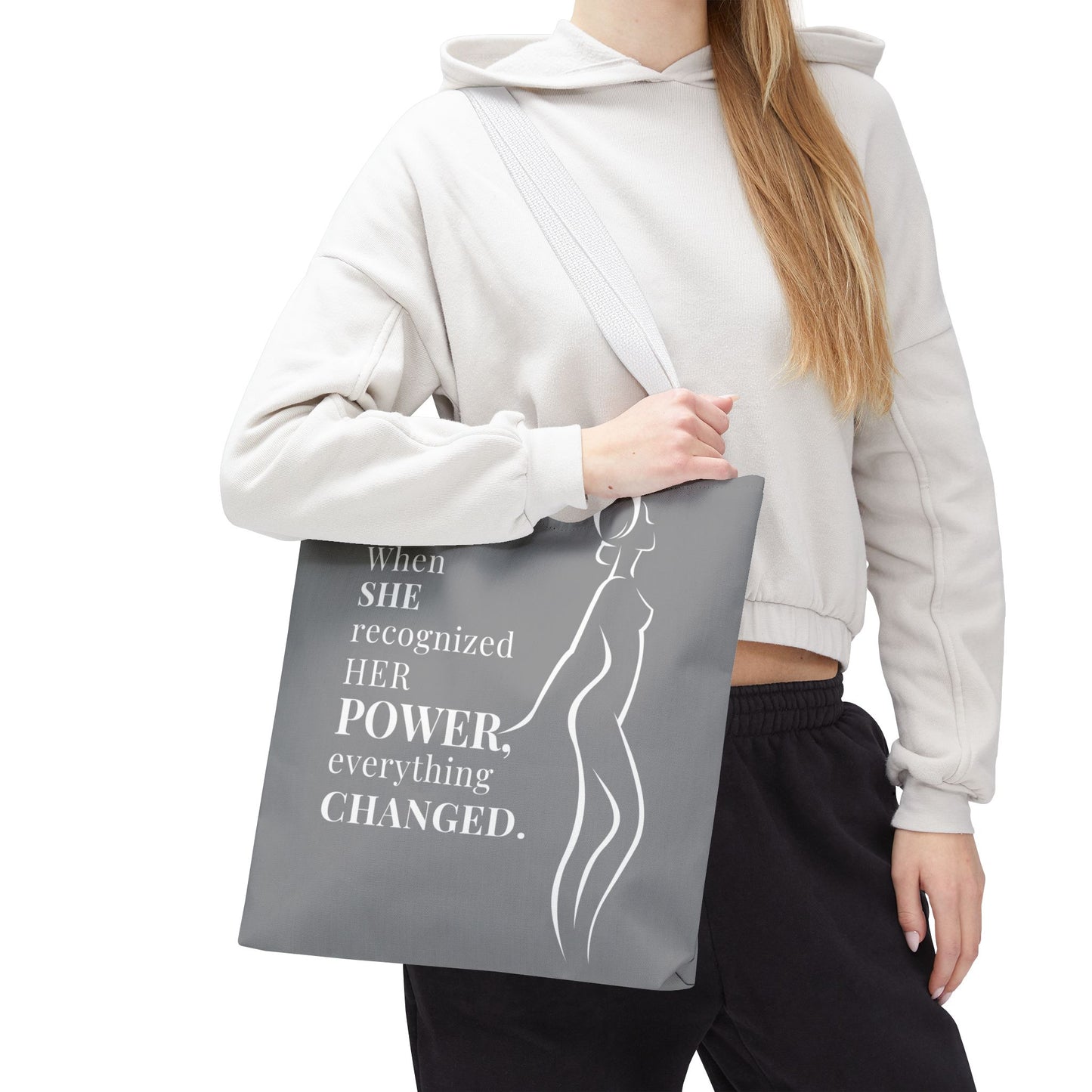 HER POWER, Feminist Gift, Eco-Friendly, Reusable Shopping, Statement Bag, Advocacy