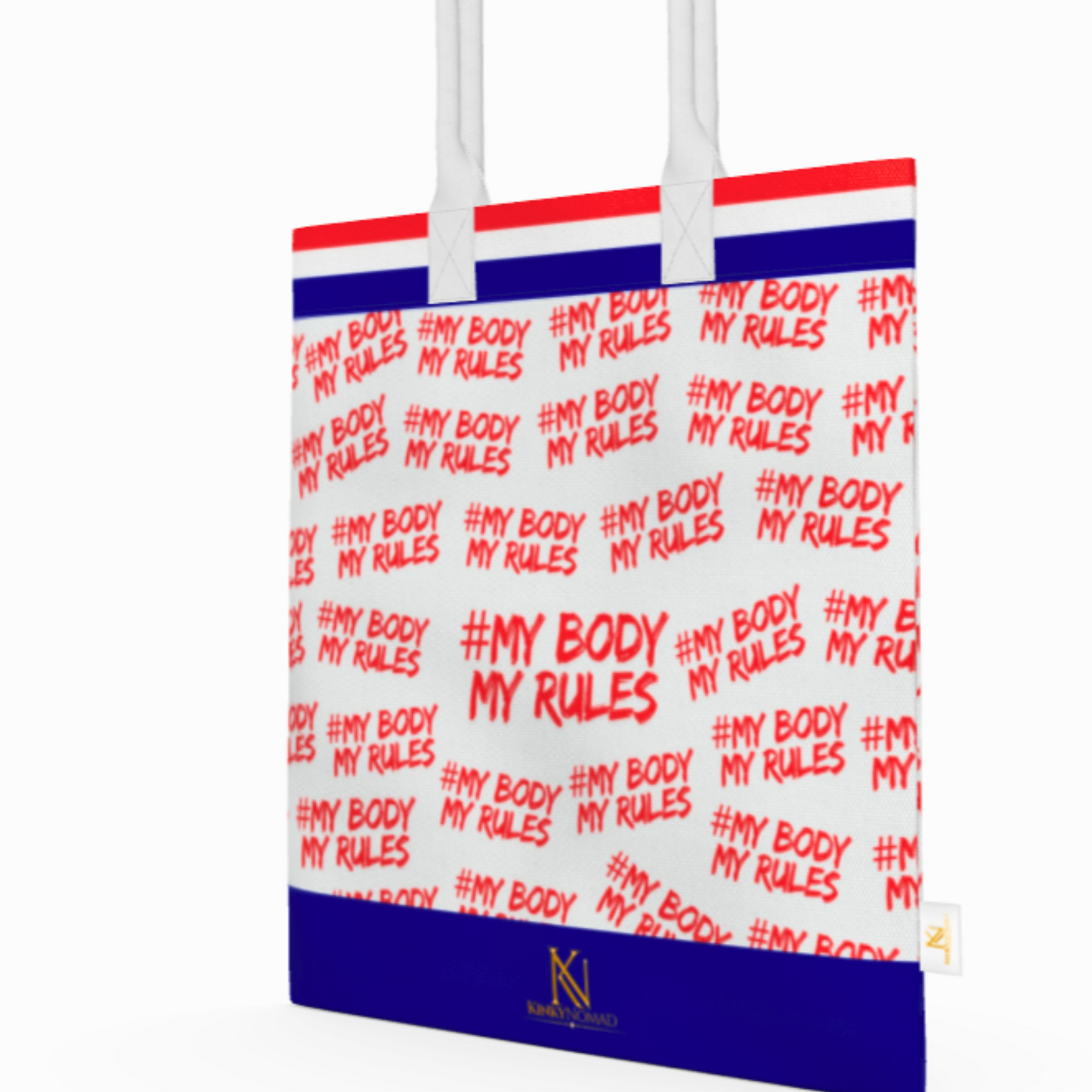 My Body My Rules Organic Cotton Market Tote