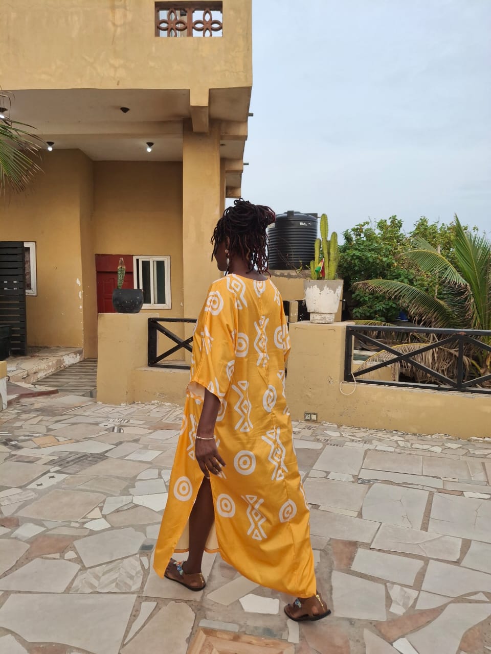 Midi Kaftan | Kemet Angles Savanna | Conscious Fashion | Kinky Nomad