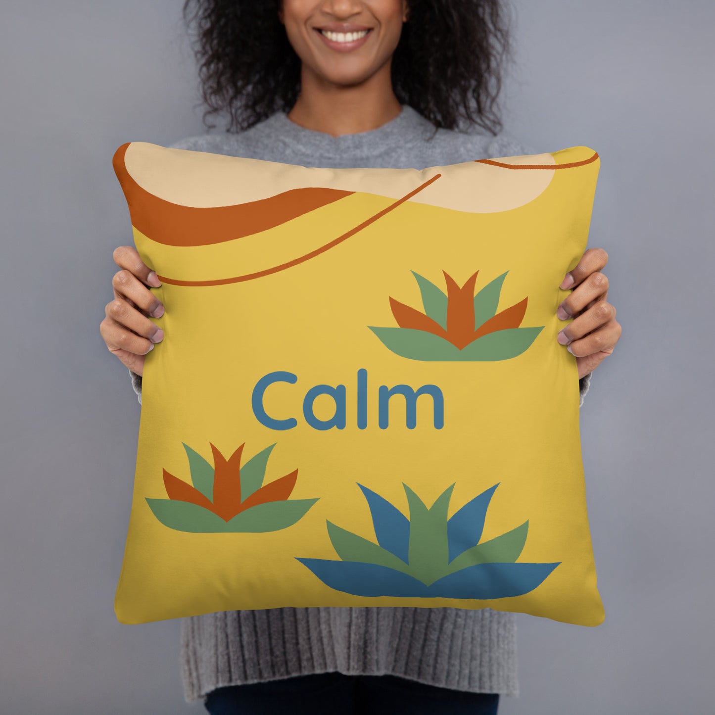 Wild Soul Calm Home Throw Pillow – Decorative Accent Cushion with Insert (3 Sizes)