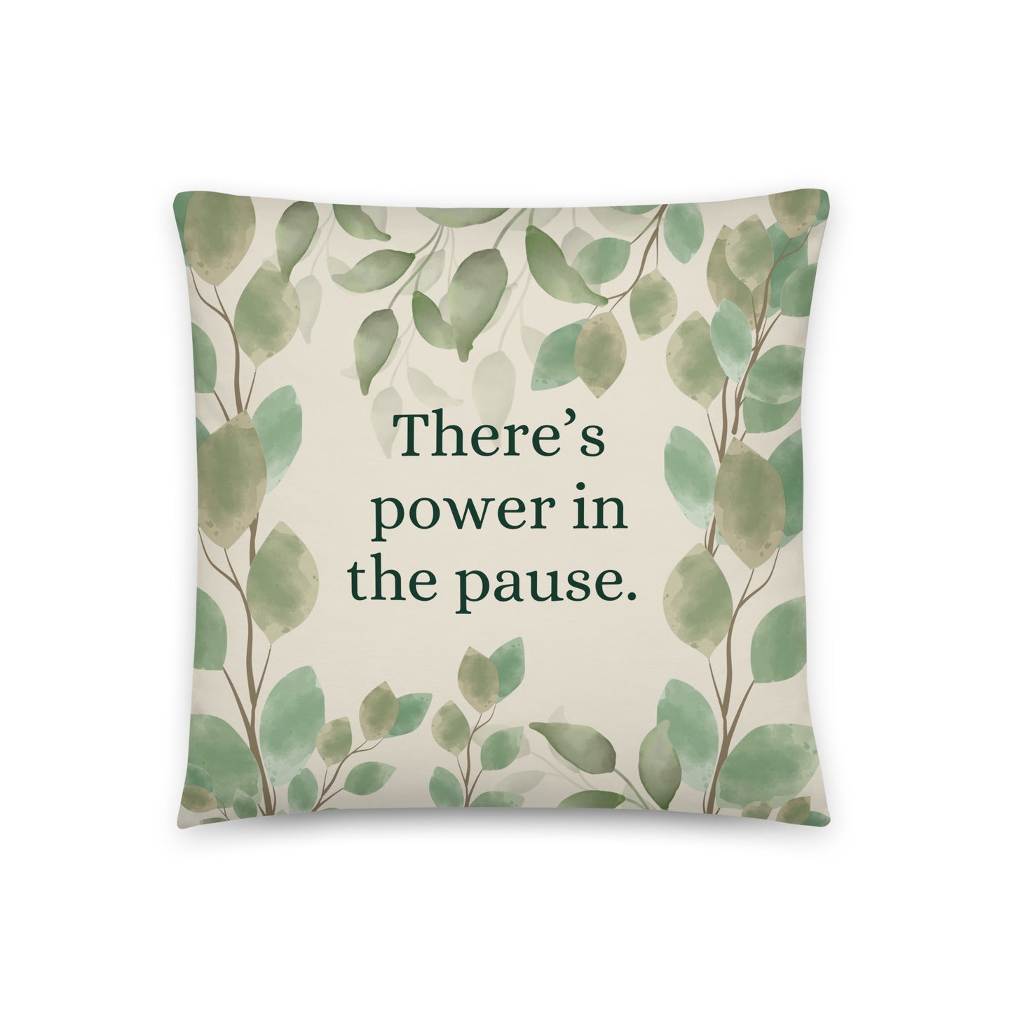 Power Pause Throw Pillow Collection – Rest Now. Conquer Later. | Motivational Accent Pillows in 3 Sizes