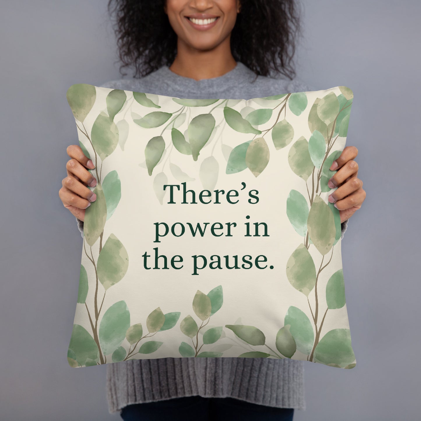 Power Pause Throw Pillow Collection – Rest Now. Conquer Later. | Motivational Accent Pillows in 3 Sizes