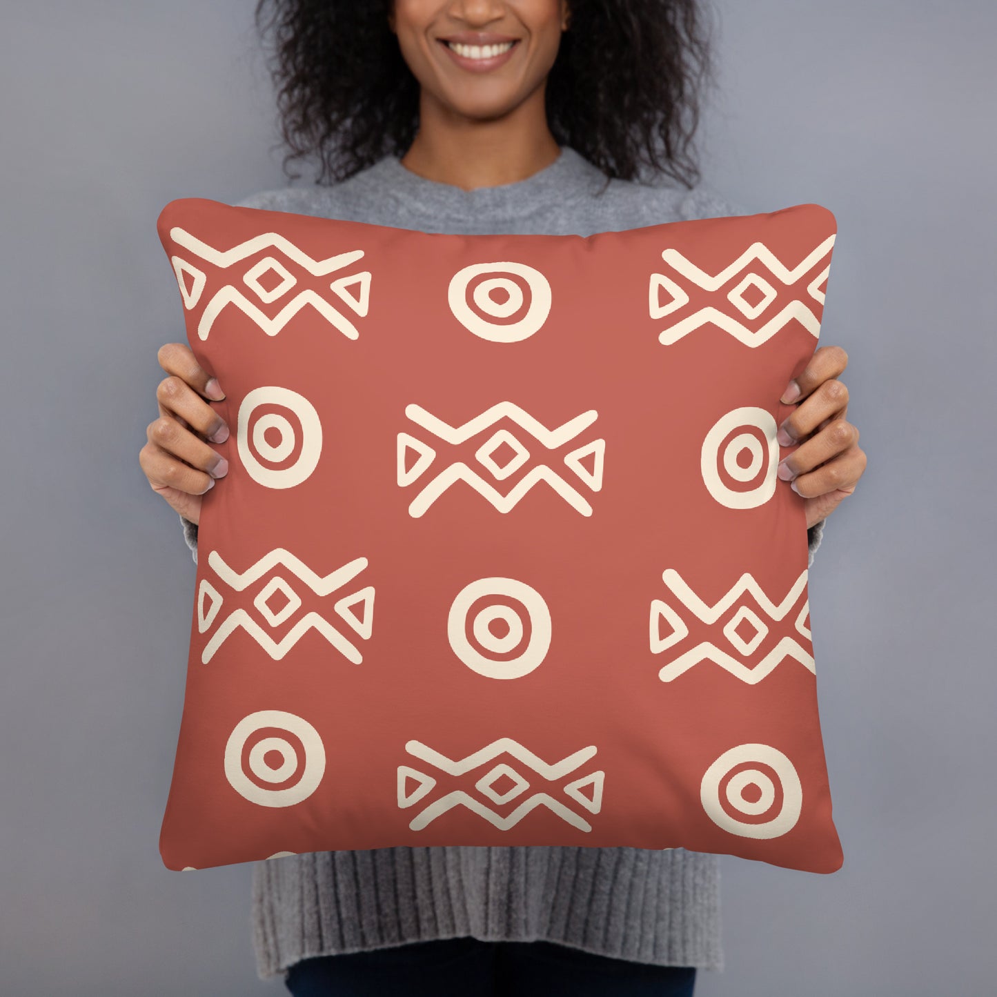 Savannah Earth Accent Pillow Collection – African-Inspired Home Decor (22×22, 18×18, Lumbar)