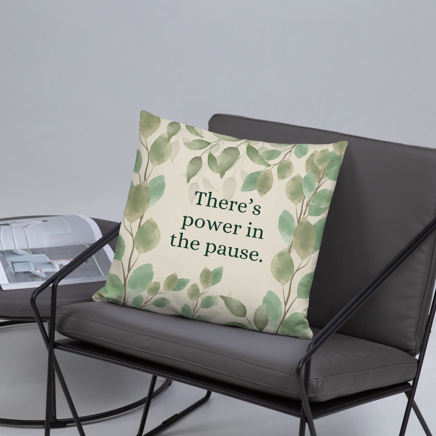 Power Pause Throw Pillow Collection – Rest Now. Conquer Later. | Motivational Accent Pillows in 3 Sizes