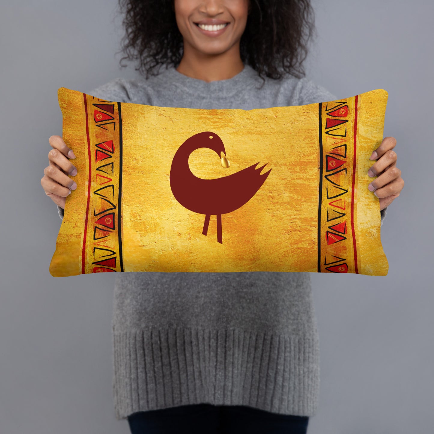 Love Africa Adinkra Symbol Throw Pillow Set – Akoben, Unity in Diversity, Sankofa, 4-Piece Collection