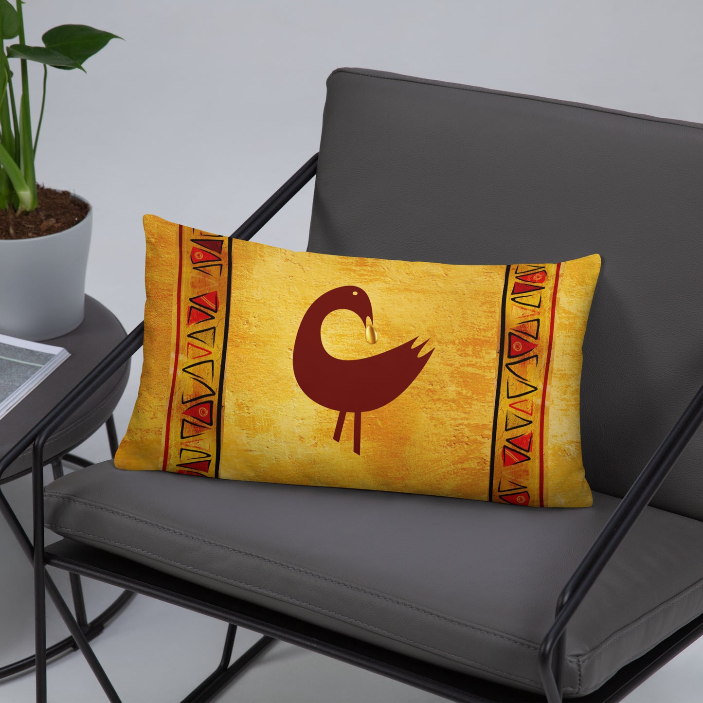 Love Africa Adinkra Symbol Throw Pillow Set – Akoben, Unity in Diversity, Sankofa, 4-Piece Collection