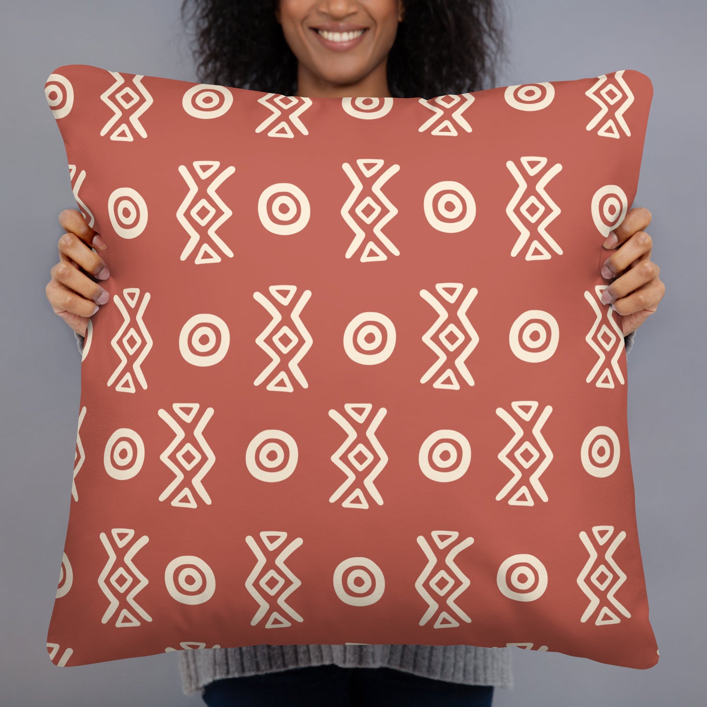 Savannah Earth Accent Pillow Collection – African-Inspired Home Decor (22×22, 18×18, Lumbar)