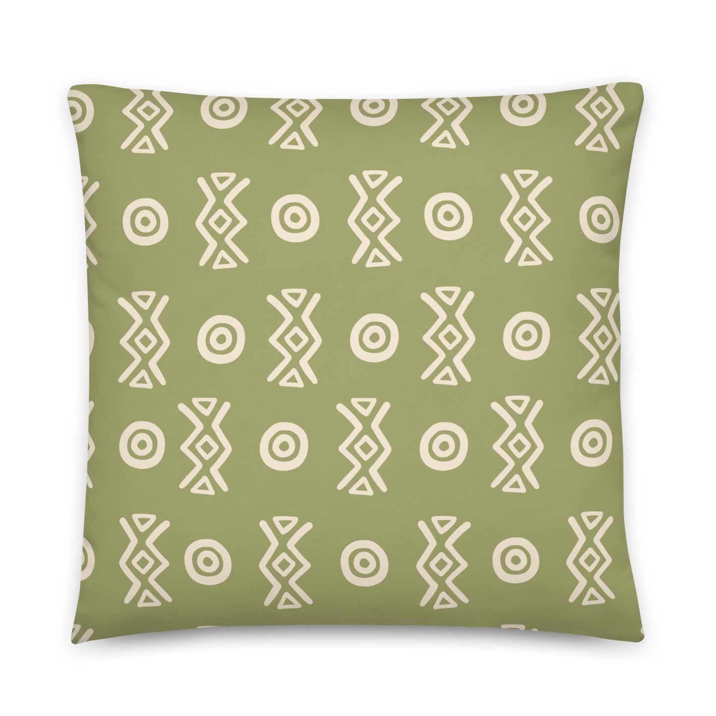 Savannah Moss Throw Pillow | African-Inspired Modern Home Decor | Kinky Nomad