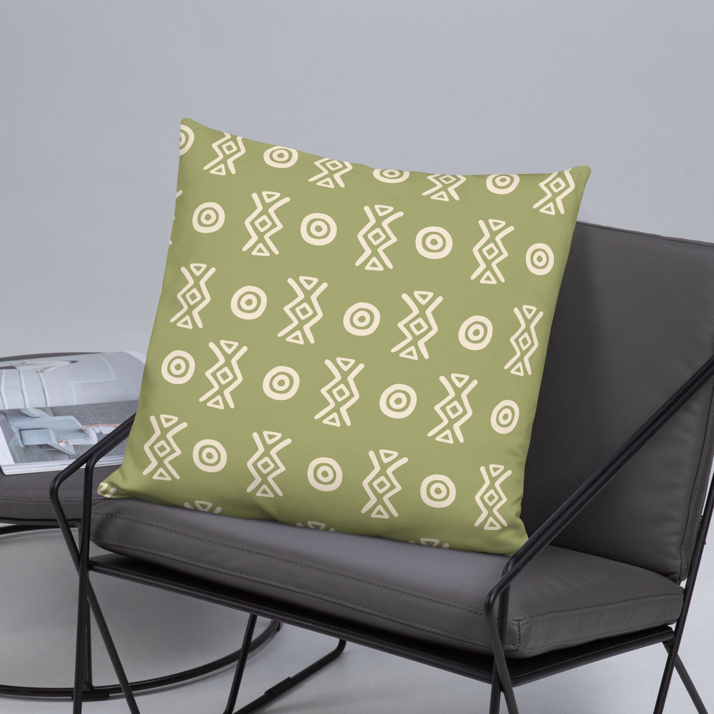 Savannah Moss Throw Pillow | African-Inspired Modern Home Decor | Kinky Nomad