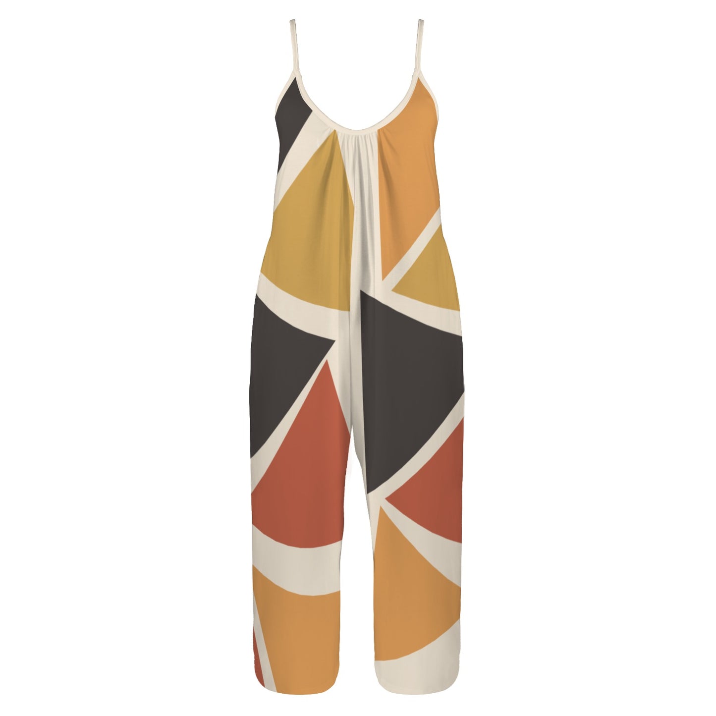 Geometric Wide Leg Jumpsuit | Angles | Kinky Nomad