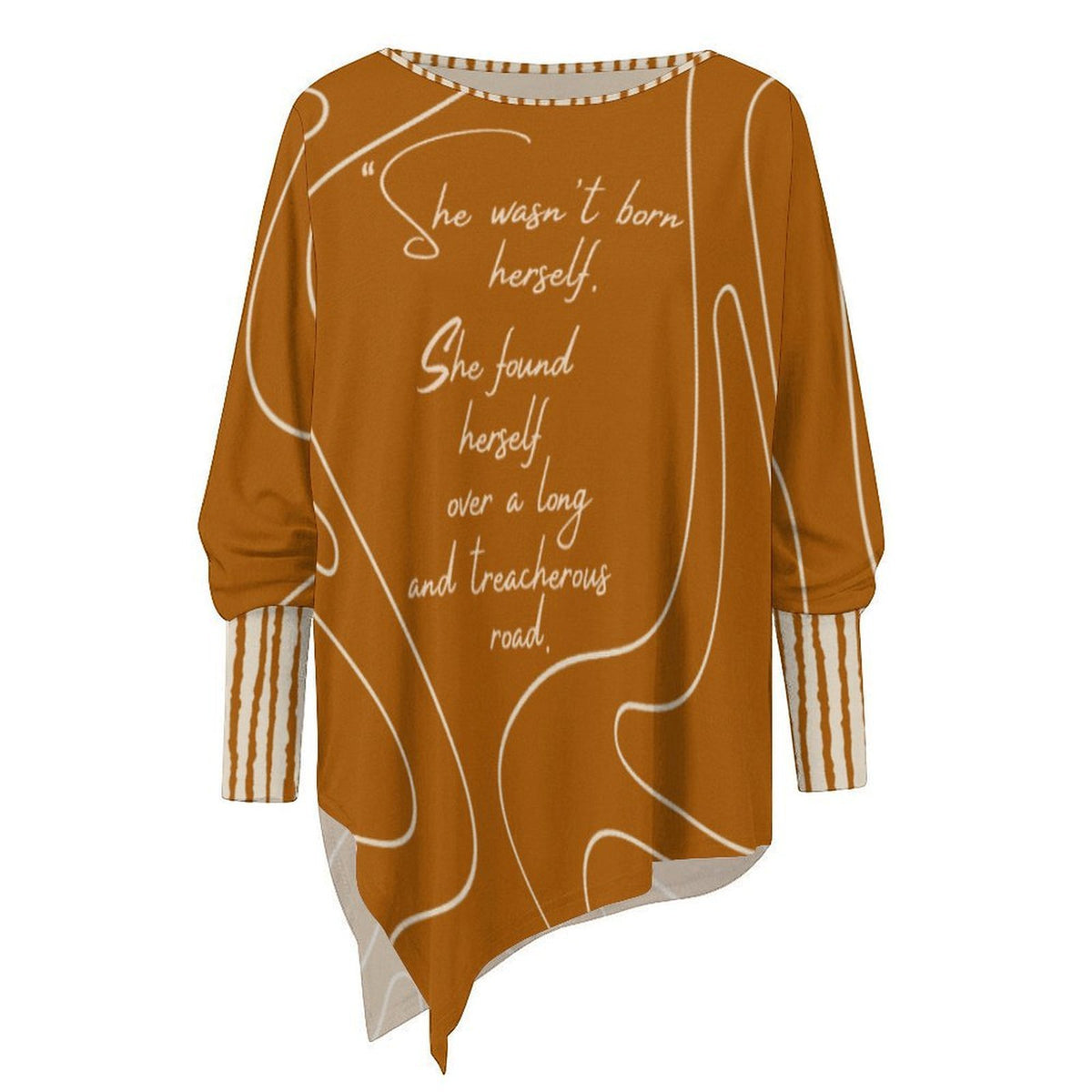 She Found Herself Asymmetric Top | Manifesto Series | Women's | Kinky Nomad