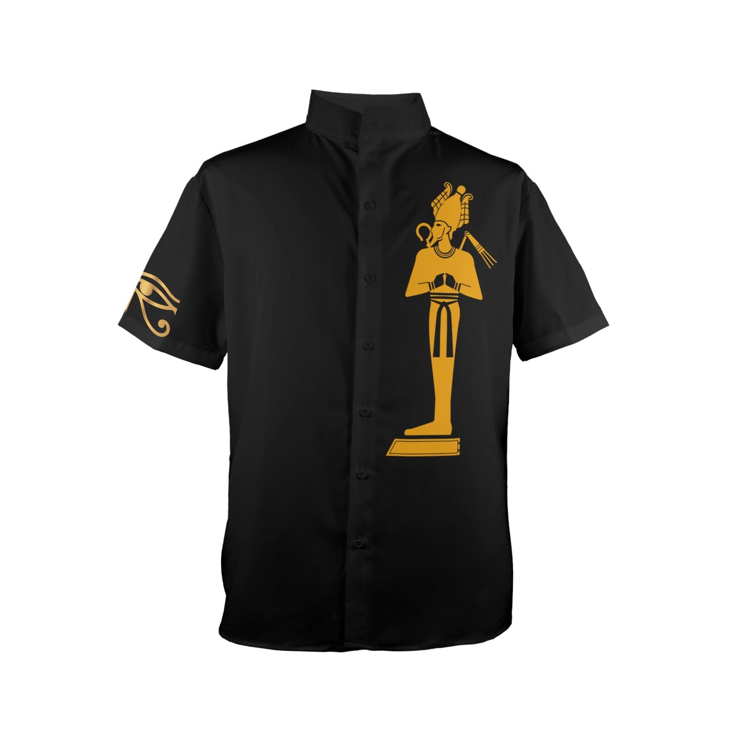 Osiris Shirt | Men's Egyptian God High Collar Shirt | Kemet Collection | Kinky Nomad