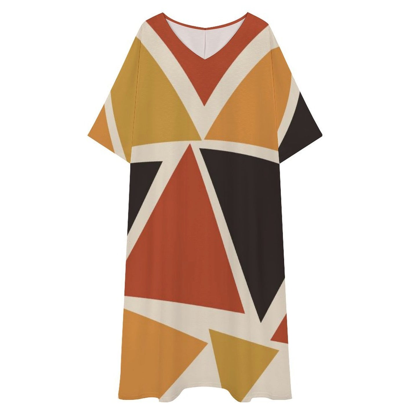 Geometric Kaftan Dress | Angles Series | Kinky Nomad