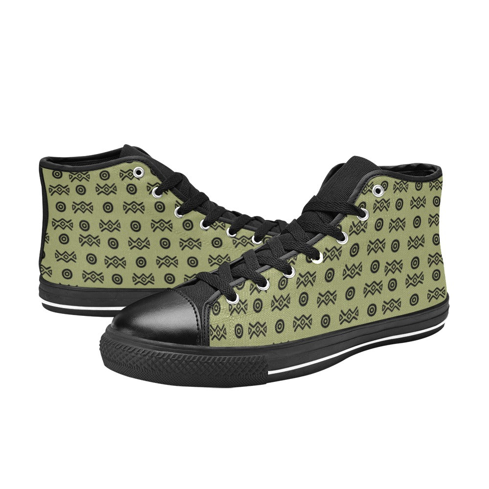 High Top Sneakers | Adinkra | Savanna Sole | Boho Sole & Crown | Kinky Nomad