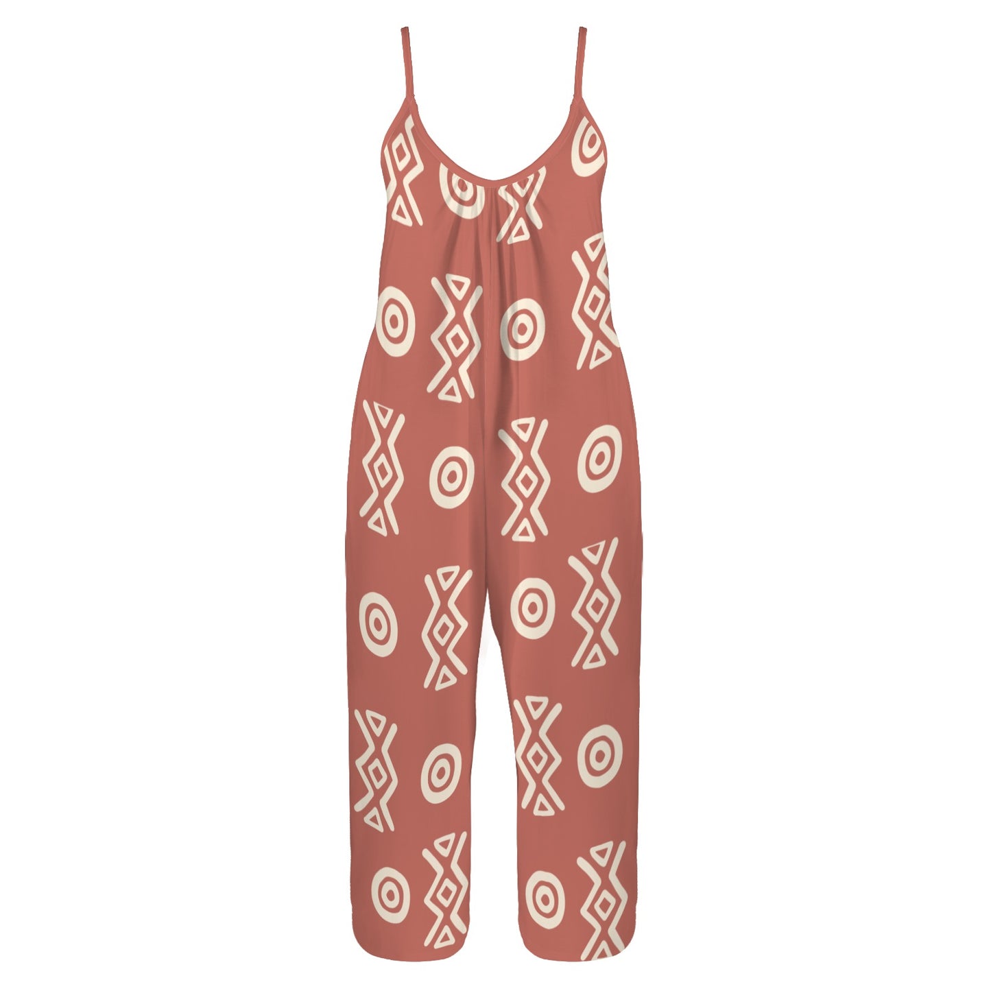 Pleated Cami Wide Leg Jumpsuit | Savanna Angles Ghana | Kinky Nom Cami Wide Leg Jumpsuits