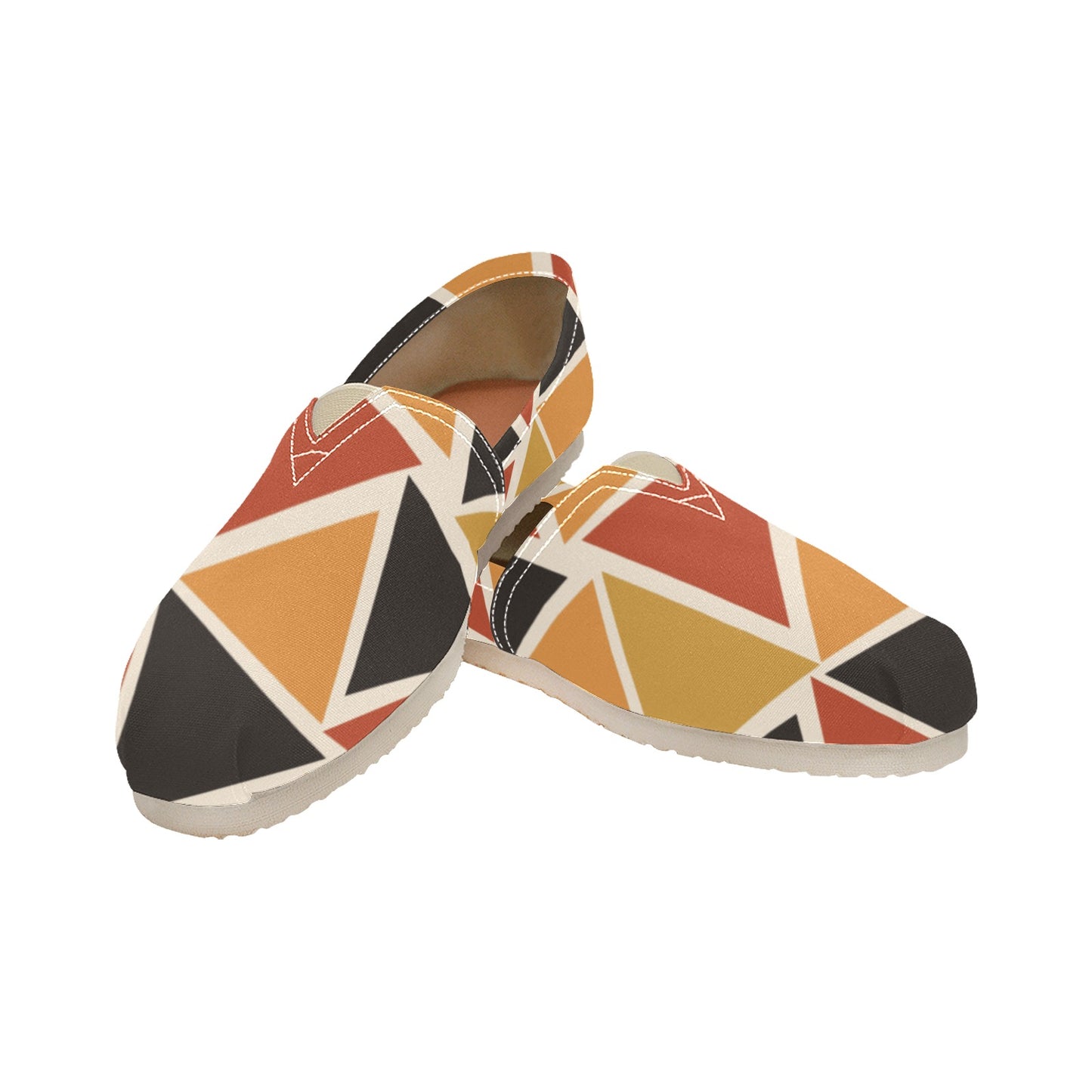 Canvas Slip-On Shoes | Ghana & Angles Series | Kinky Nomad