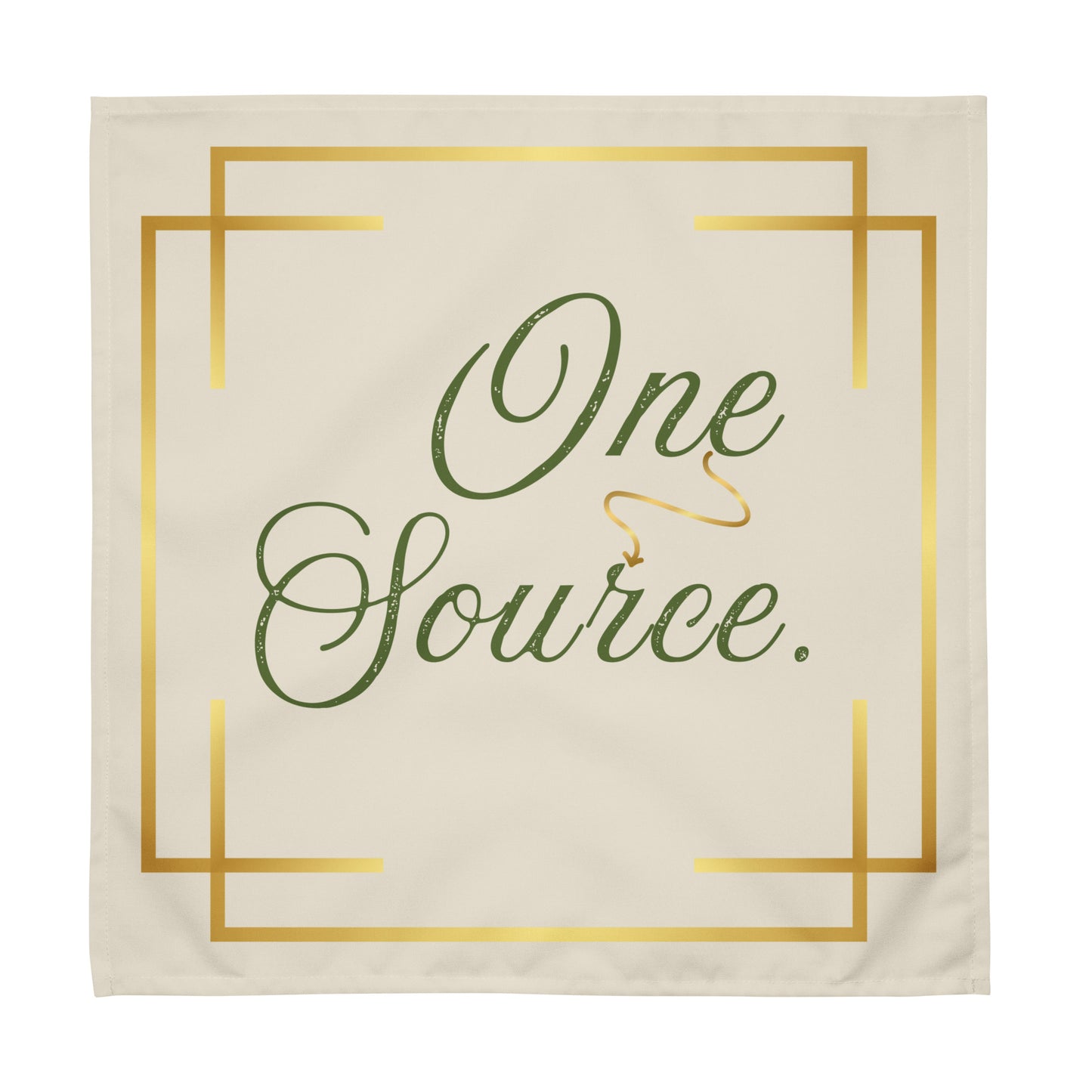 Cloth Napkin Set of 4 – Abundance, Connection, Calm & Wild, Gratitude | Reusable Fabric Dinner Napkins