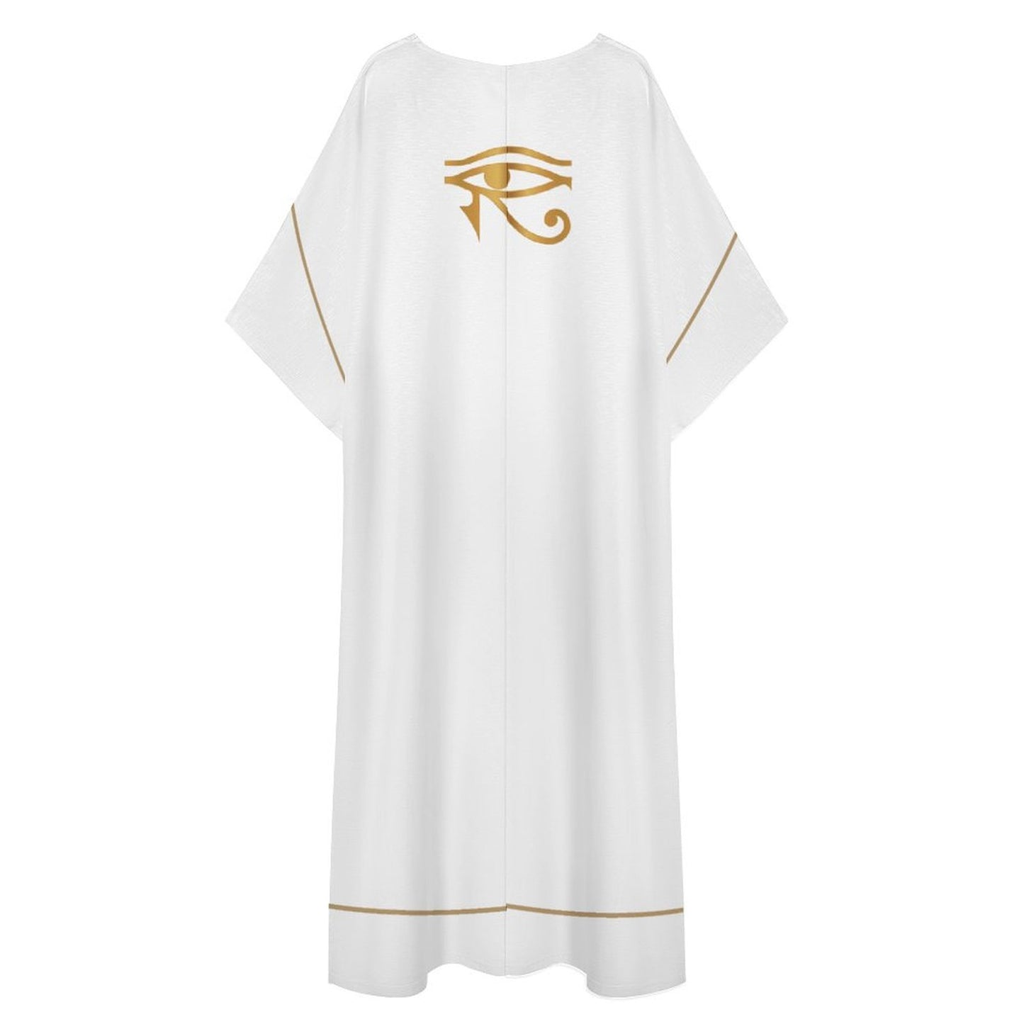 White Isis Kaftan | Egyptian Goddess Kaftan | Kemet Collection | Kinky Nomad