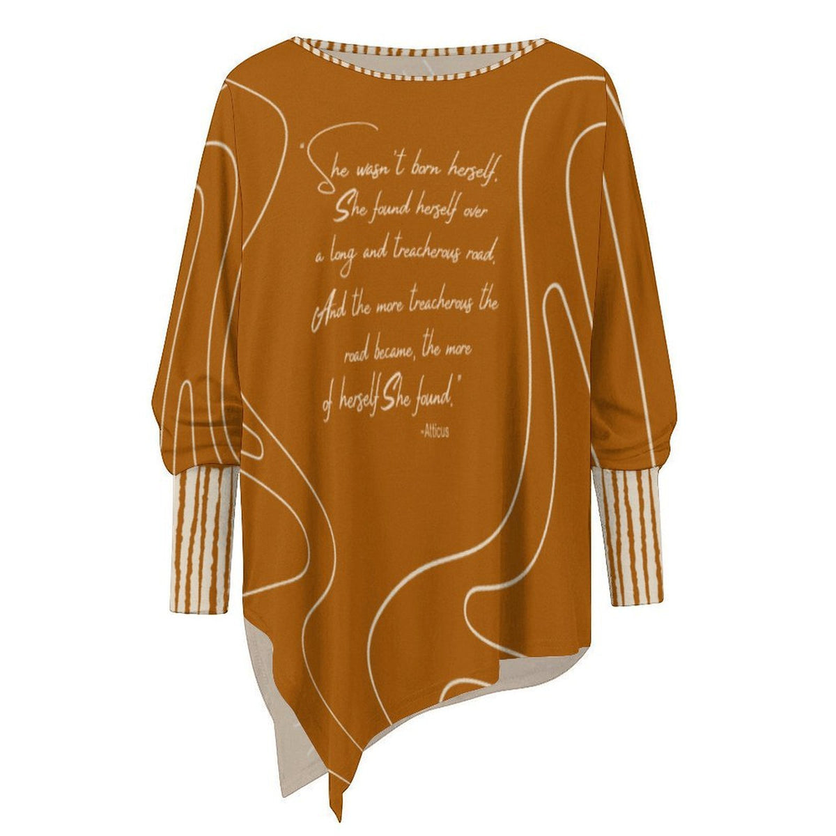 She Found Herself Asymmetric Top | Manifesto Series | Women's | Kinky Nomad