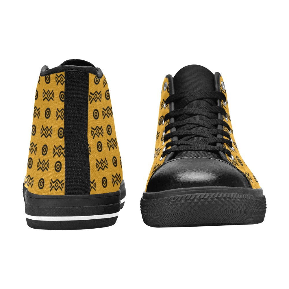 High Top Sneakers | Adinkra | Savanna Sole | Boho Sole & Crown | Kinky Nomad