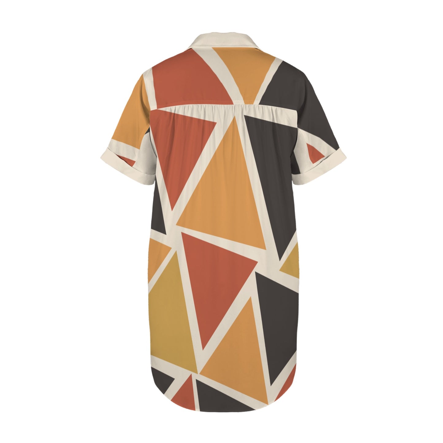 Angles Shirt Dress | Angles Series | Earth Palette | Kinky Nomad