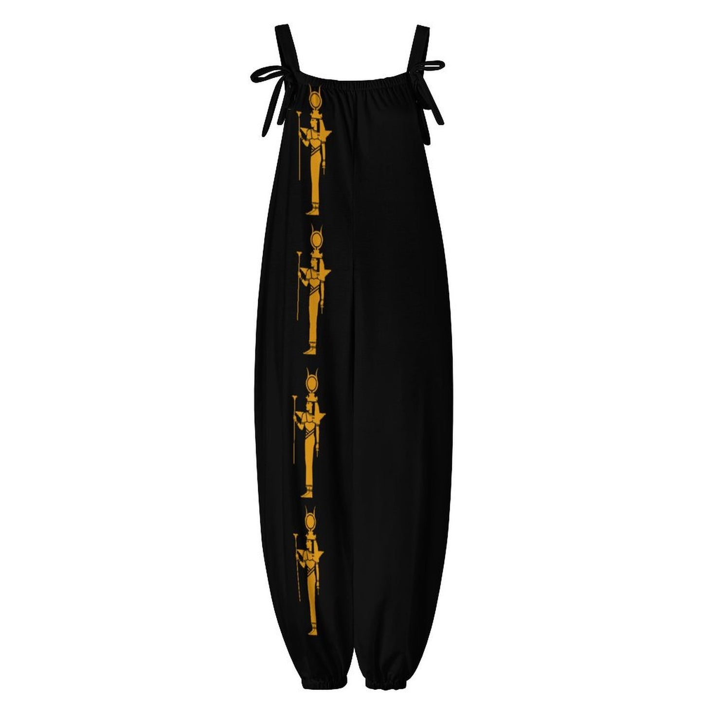 Baggy Harem Jumpsuit | Kemet Angles Ghana Print | Kinky Nomad