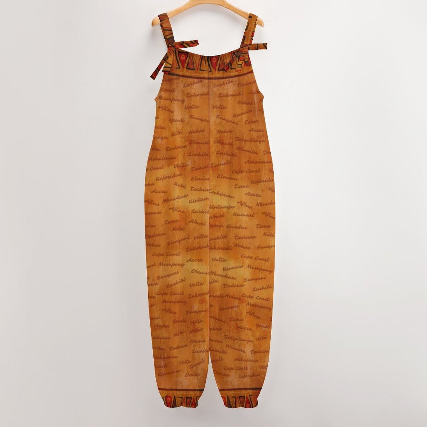 Ghana Inspired African Print Baggy Jumpsuit | Kinky Nomad