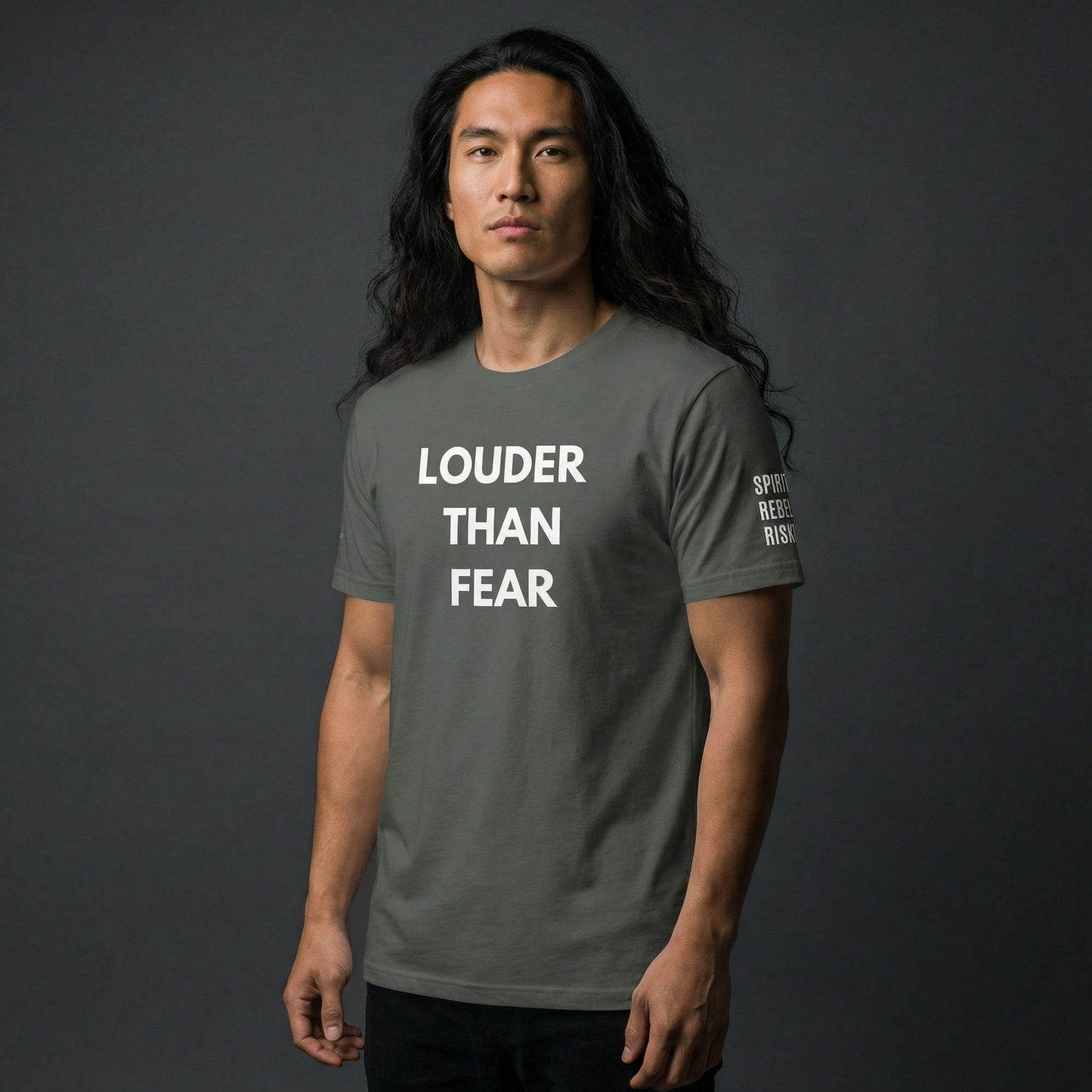 Louder Than Fear | Unisex Premium T-Shirt | Speak. Resist. Rise.