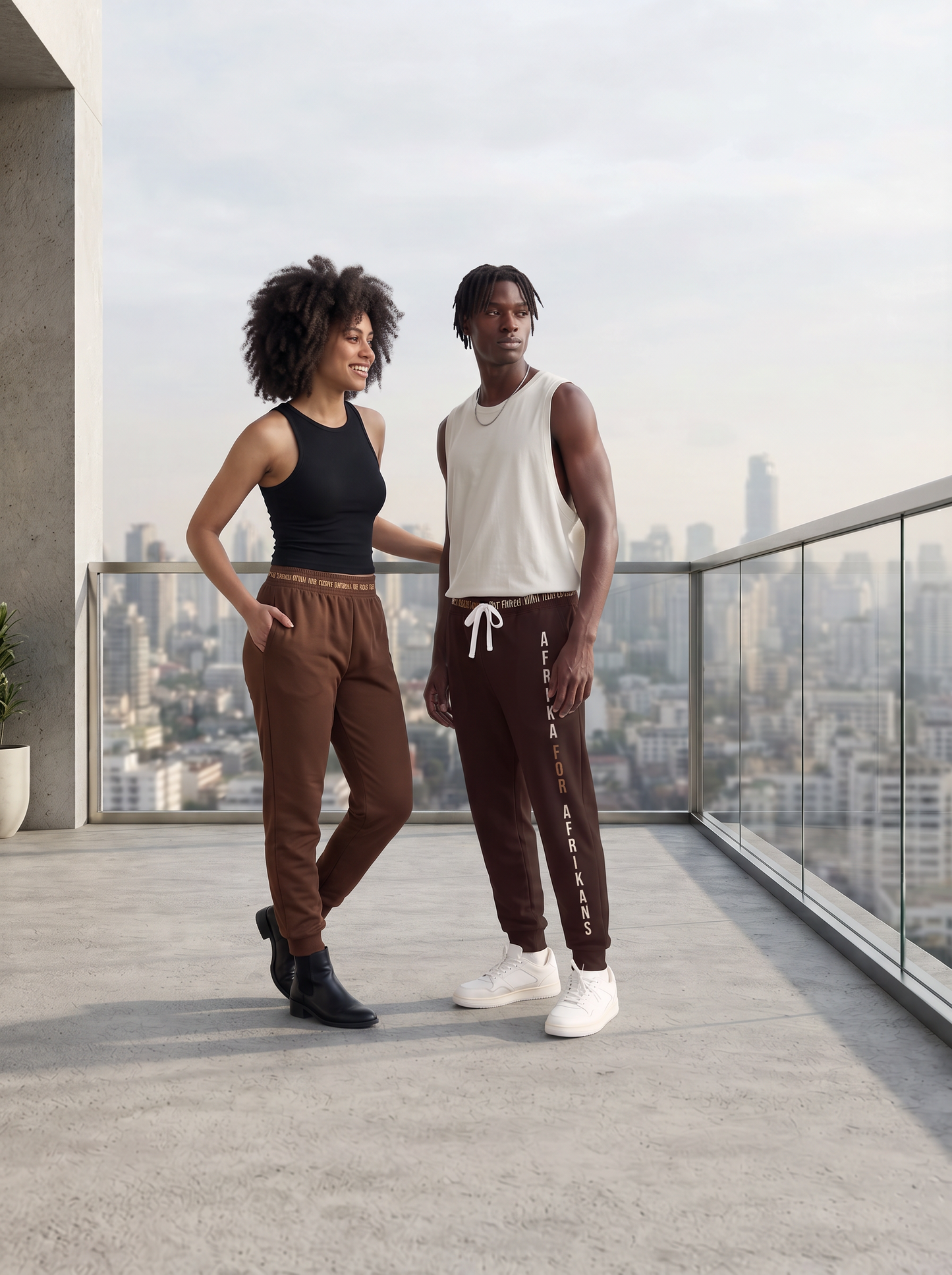 Afrika for Afrikans Joggers | Manifesto Series | Unisex | Kinky Nomad