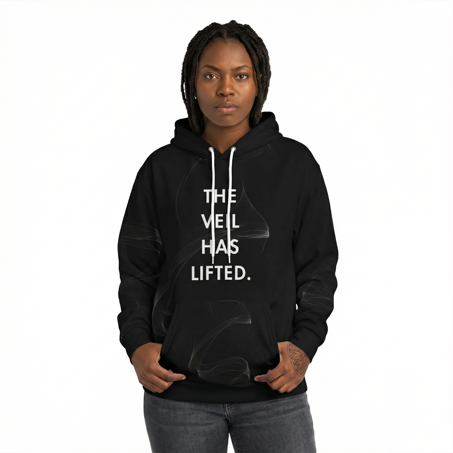 The Veil Has Lifted Unisex Hoodie | Afro Conscious Streetwear | Kinky Nomad