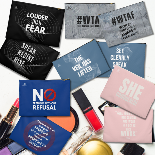 Empowerment Quote Pouch – Five (5) Designs in 2 sizes