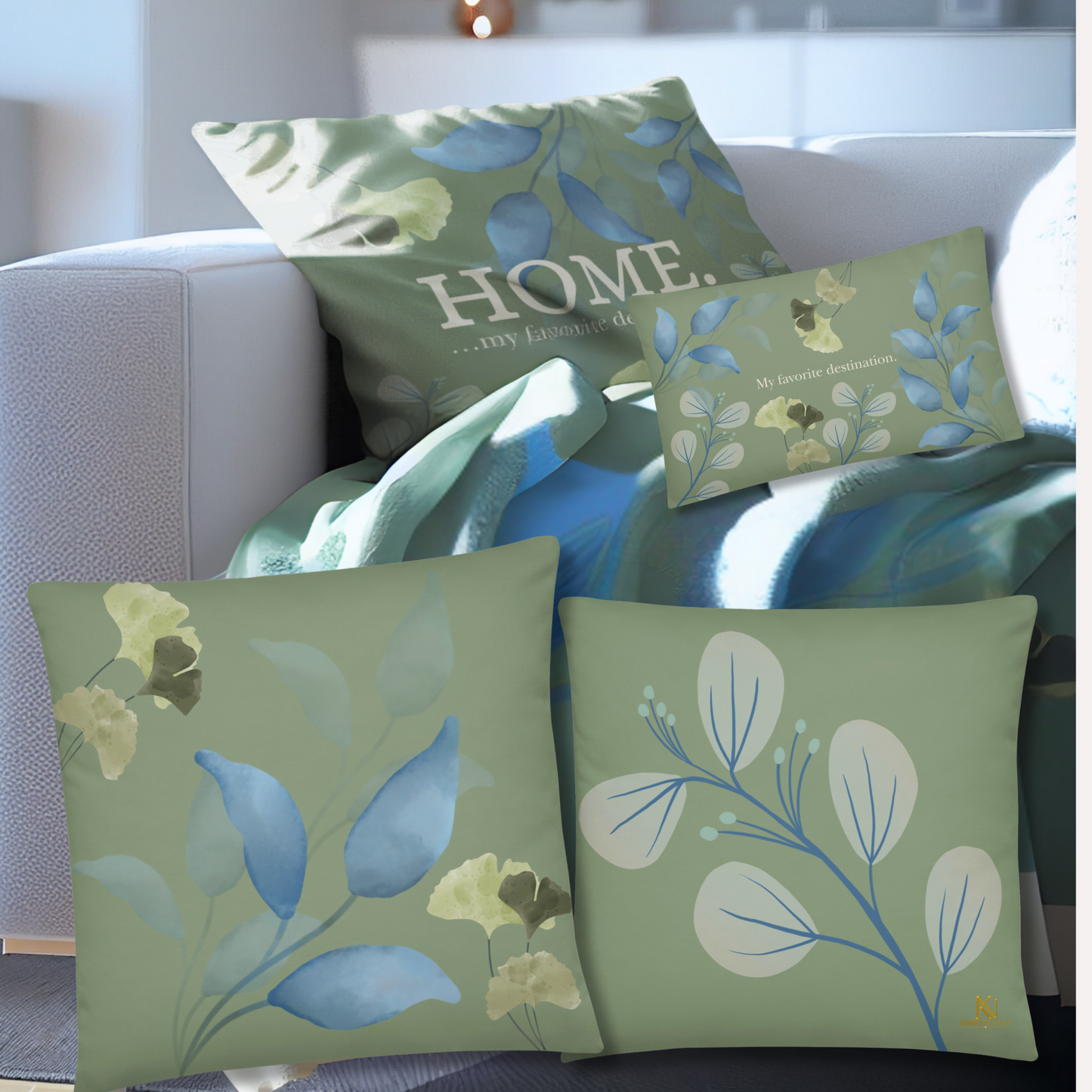 Favorite Destination Throw Pillows – Cozy Decorative Accent Cushions (3 Sizes)