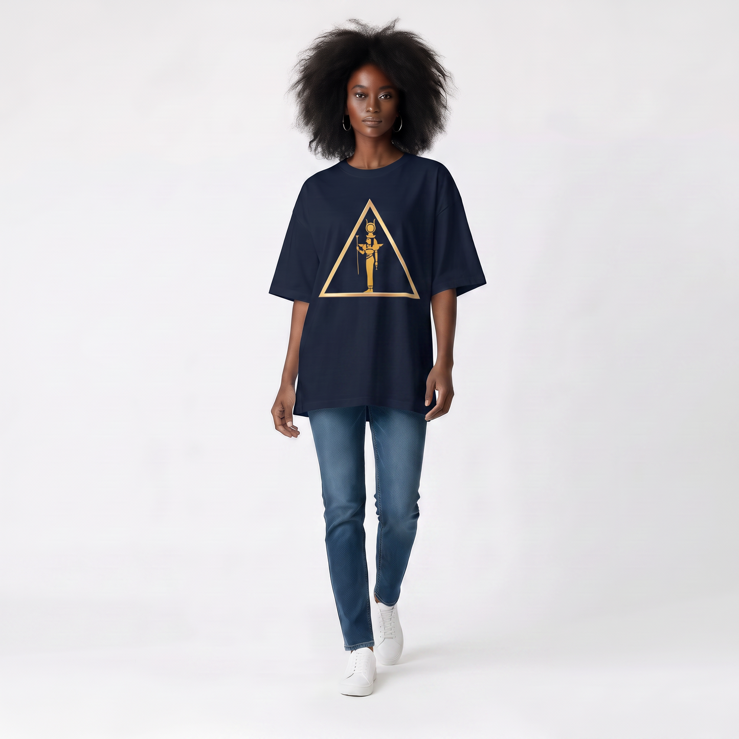 Isis Oversized Tee | Kemet Series | Organic Cotton | Kinky Nomad