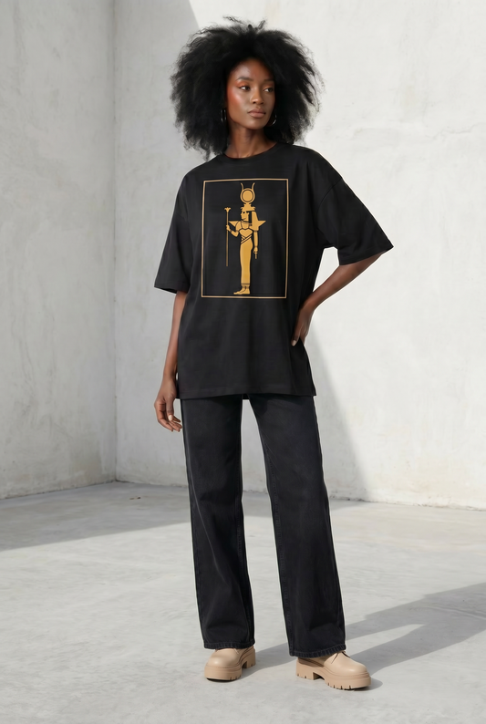 Isis T-Shirt | Egyptian Goddess Organic Cotton Graphic Tee | Kemet Collection | Kinky Nomad