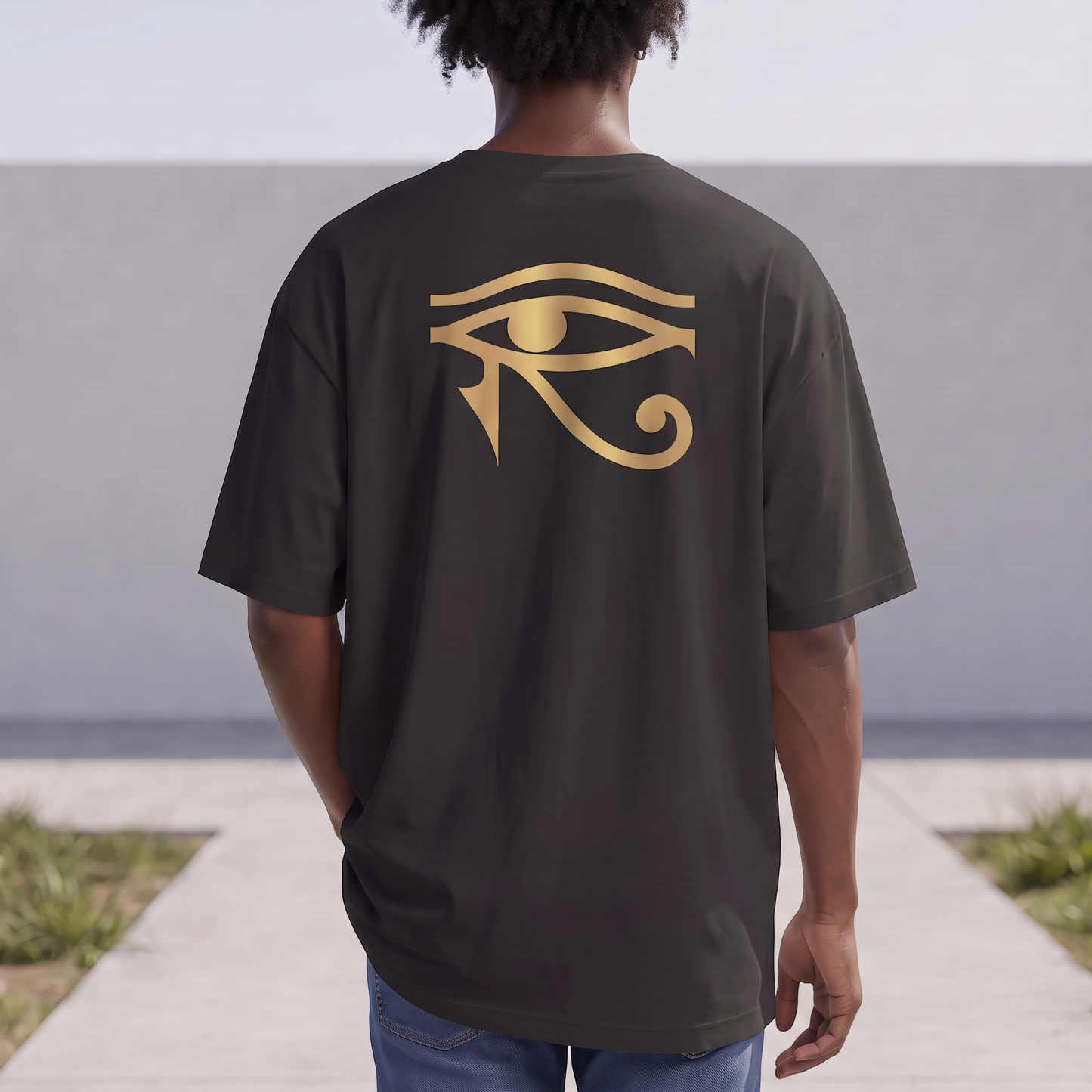 Osiris Oversized Tee | Kemet Series | Organic Cotton | Kinky Nomad