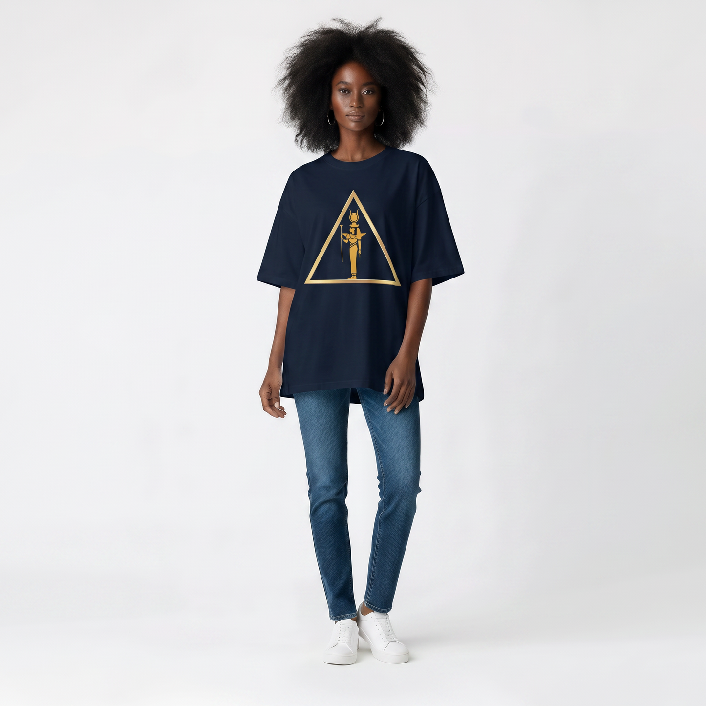 Isis Oversized Tee | Kemet Series | Organic Cotton | Kinky Nomad