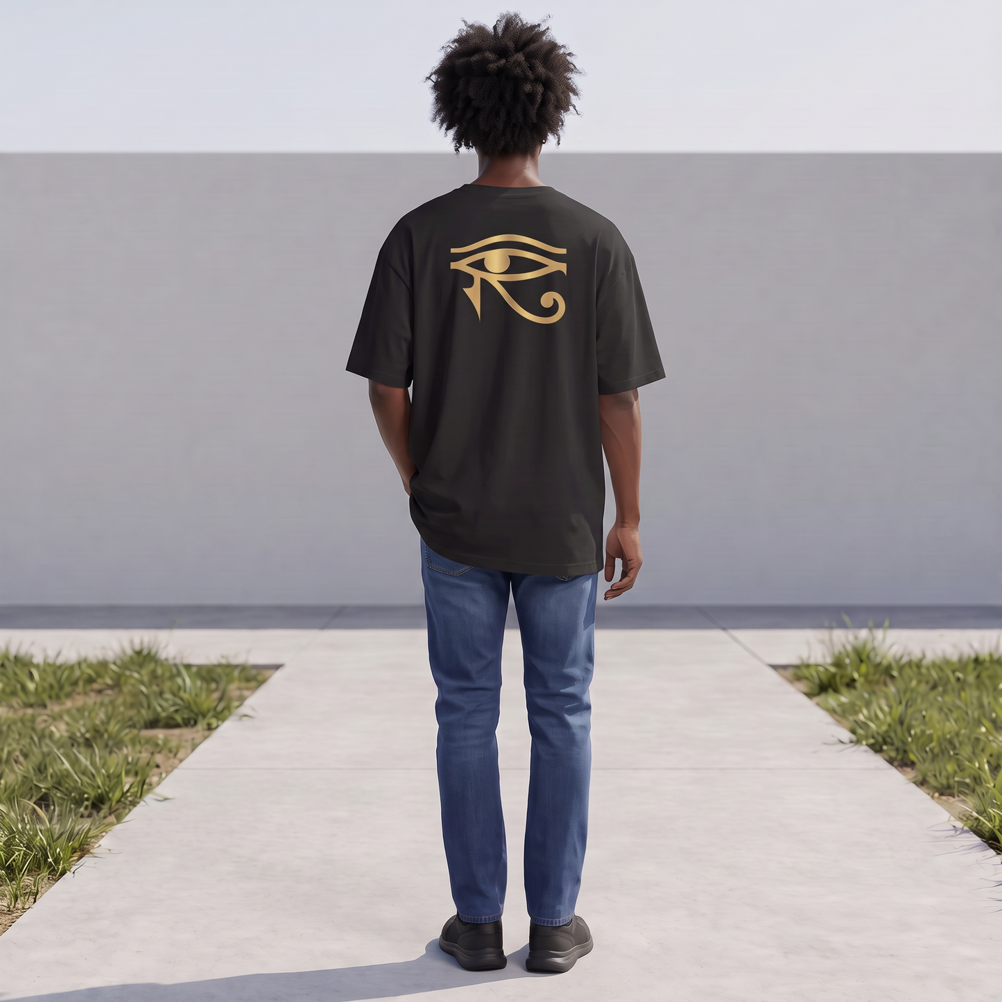 Osiris Oversized Tee | Kemet Series | Organic Cotton | Kinky Nomad